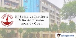 KJ Somaiya Institute MBA Admission 2025-27 Open; Apply by January 20